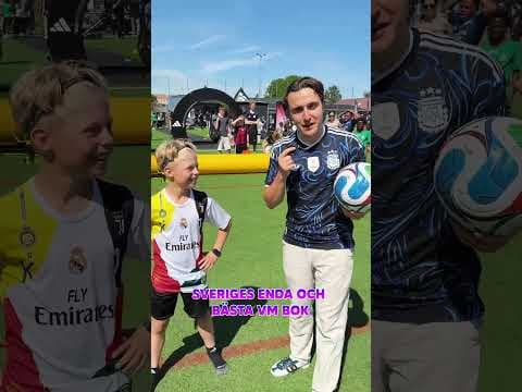 Reklam för VM boken och Adidas/ Stadium📚⚽️